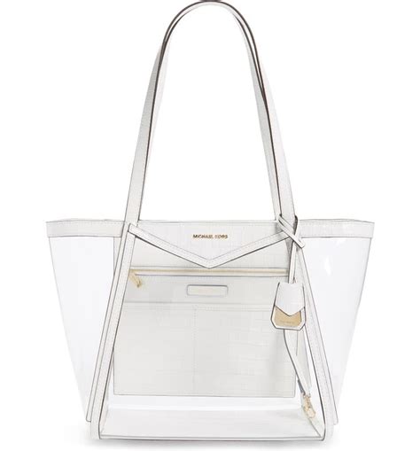 michael kors clear whitney bag|michael kors whitney tote.